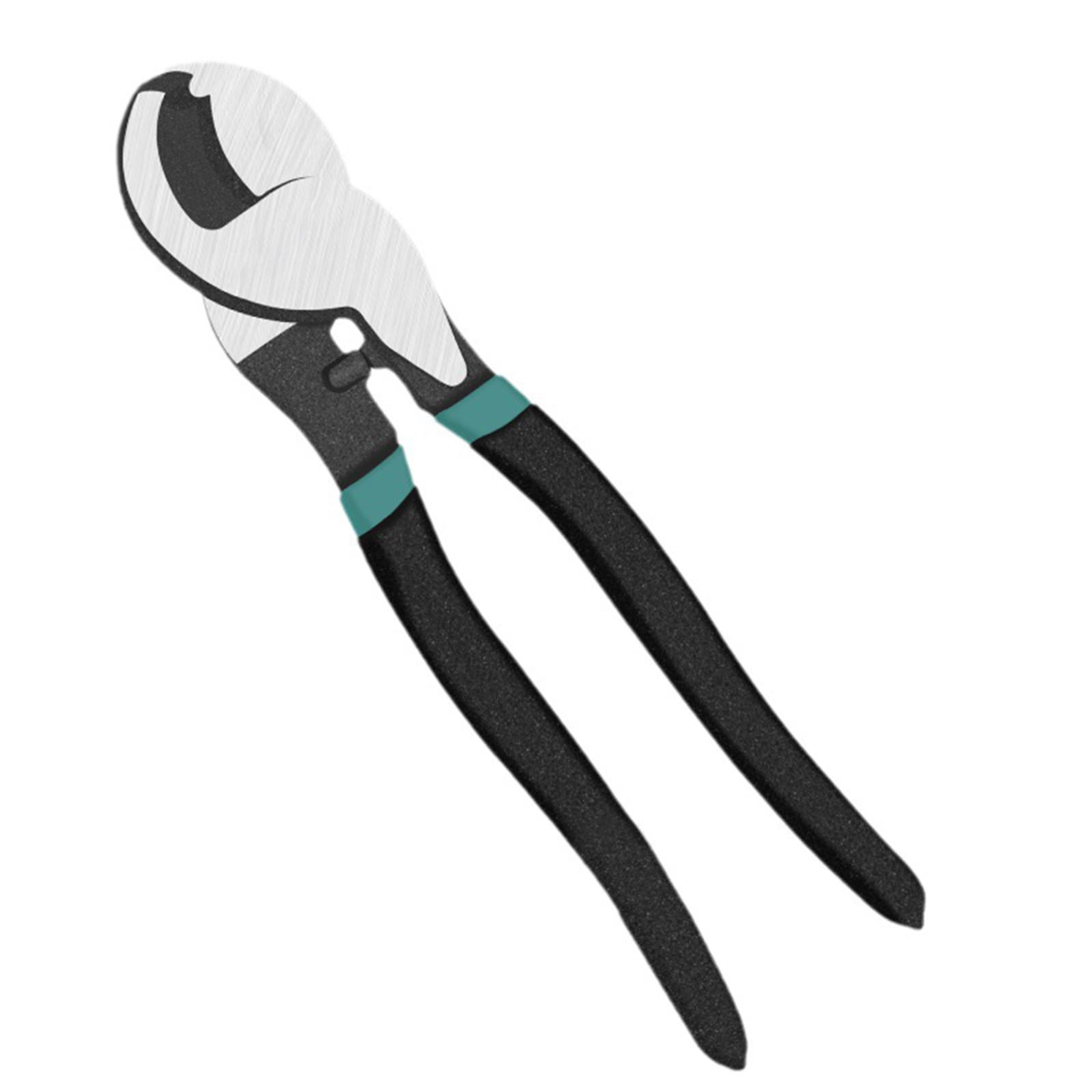 Cable Cutting Pliers Tool, Wire Pulling Stripper Electrician Specific Stripping Electrical Scissors Cutter Efficient Tool Heavy Duty Ergonomic Design