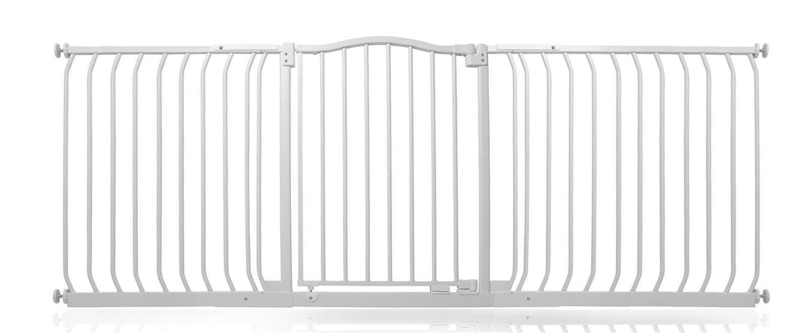 Safetots Curved Top Safety Gate, 71cm - 80cm, Matt White, Pressure Fit Stair Gate, Baby Gate for Doors Hallways and Spaces, Safety Barrier, Easy Installation — view 25