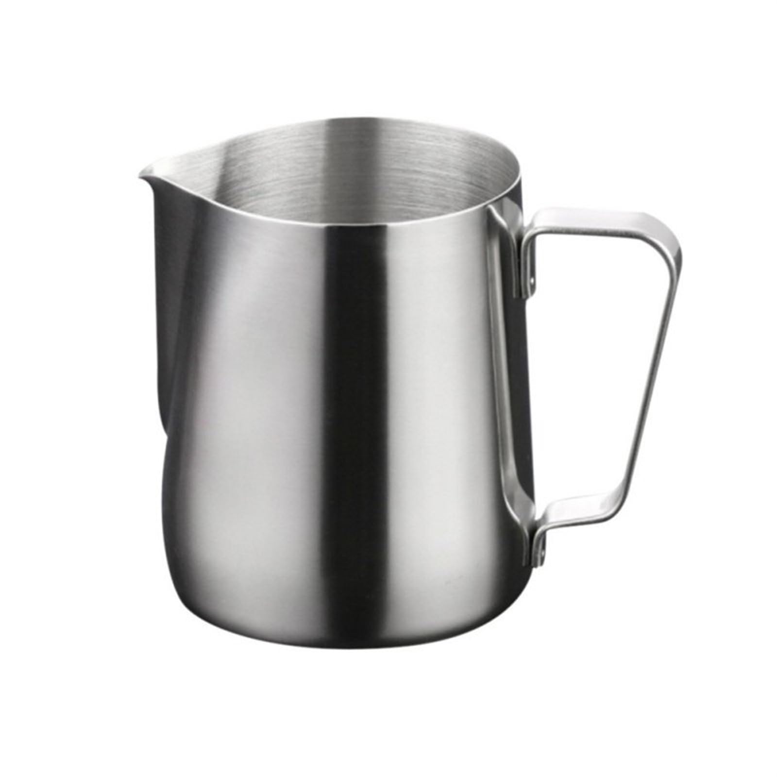 Jarra de Leche Jarra for espumar café y Leche, de Acero Inoxidable, for Arte Latte, Espumador de Leche, Jarra de café expreso, tazón Taza, Jarra de Espuma de Leche(600ml)
