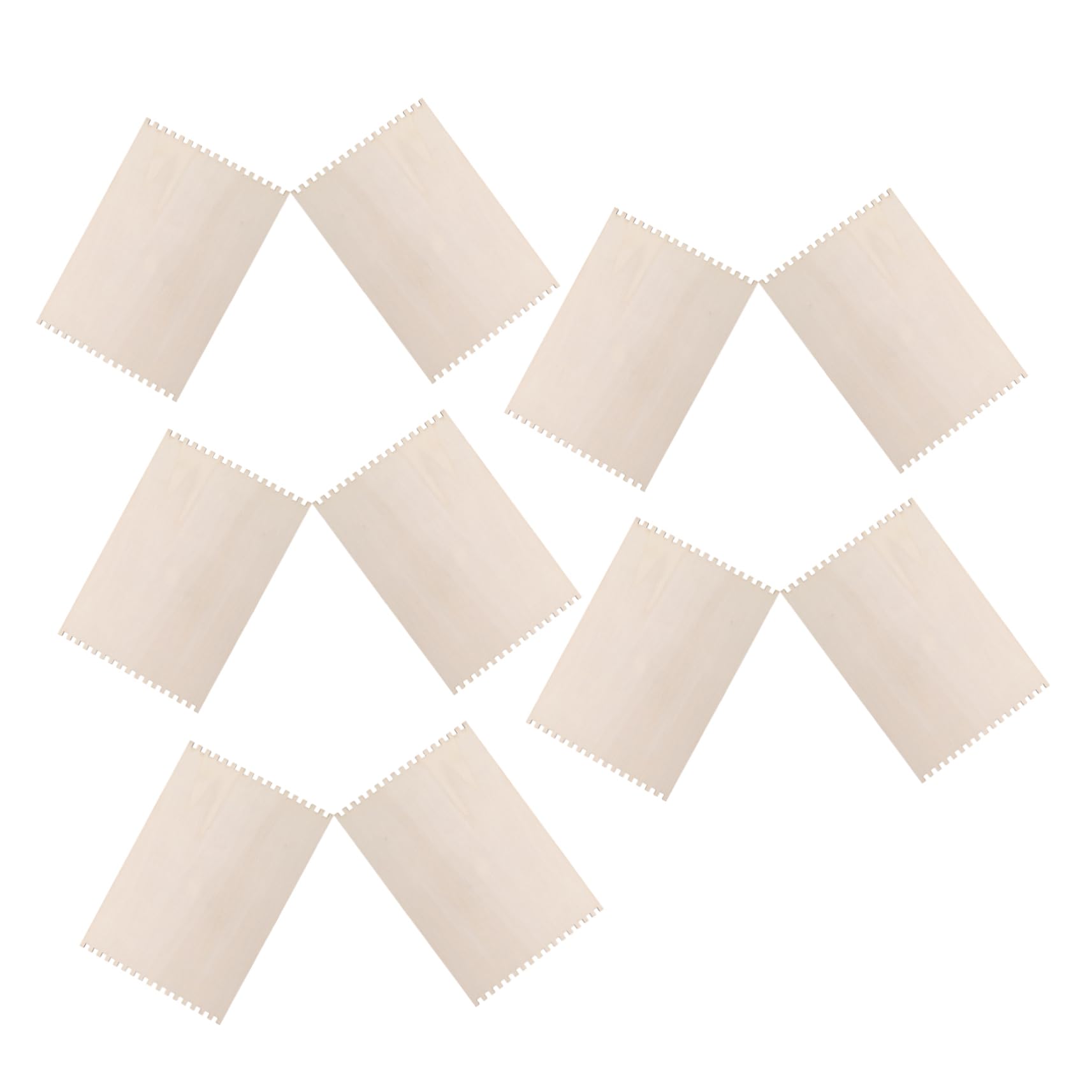 Hohopeti 10pcs Wooden Weaving Board Set for Crafting Wood Base Beginners Weaving Basket Weaving Tools for Easy Knitting Crochet and Sewing