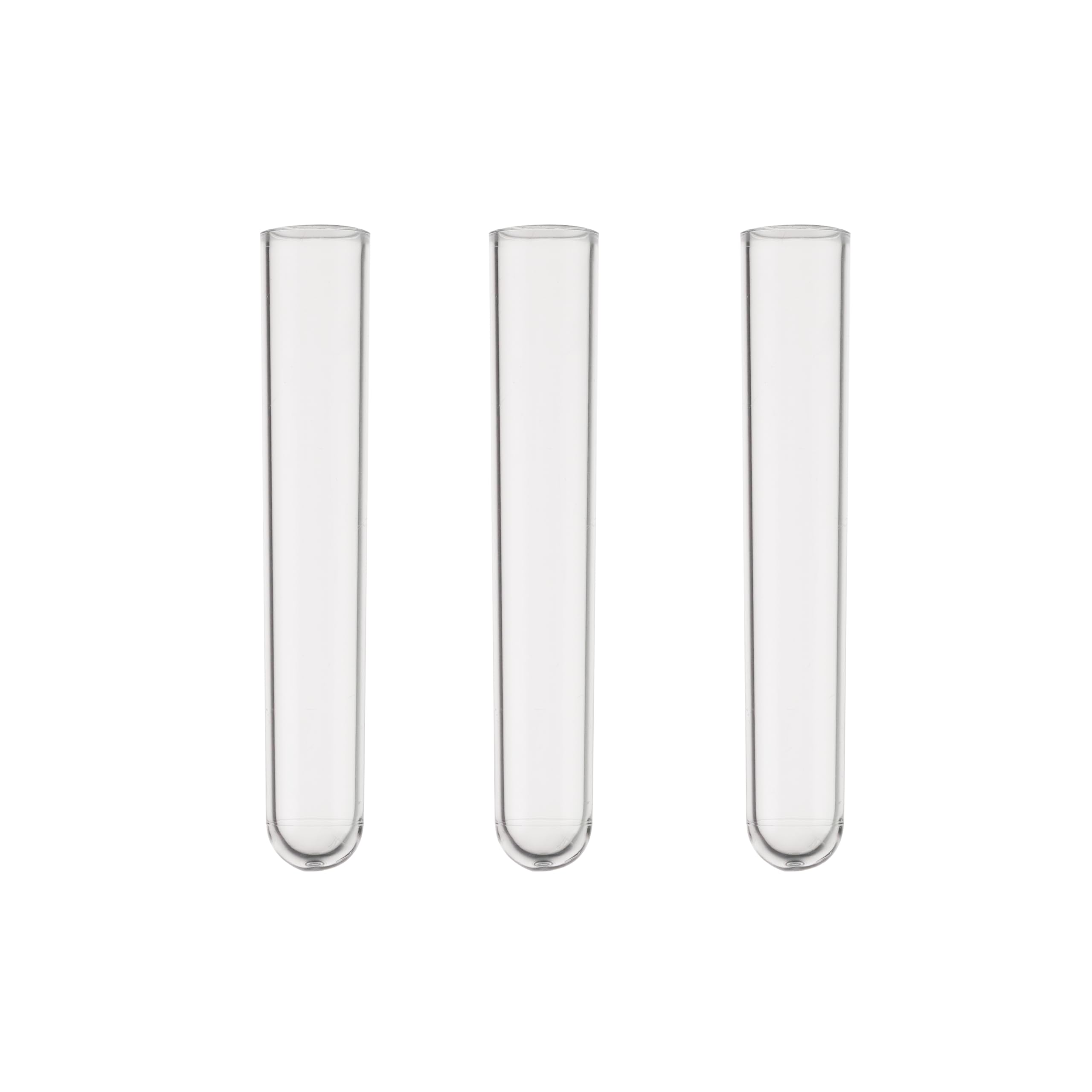 Kashi Scientific 13x75mm Plastic Test Tube Polypropylene Vial, Round Bottom [400 Pieces], 5 ml Tube Capacity