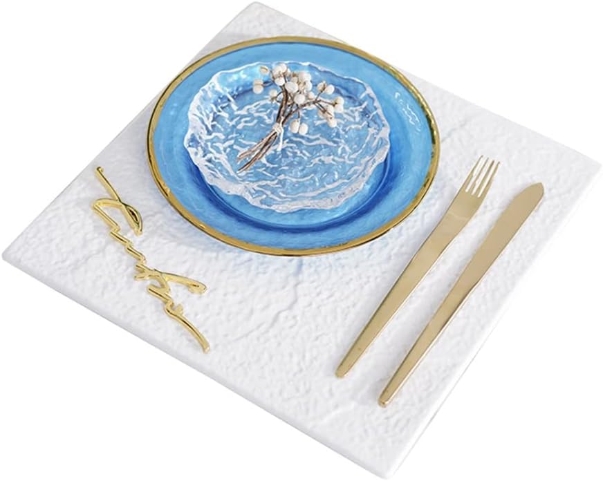 Tableation Tableware Set Set Table Ceramic Western Plate Placemat Napkin Buckle Combination