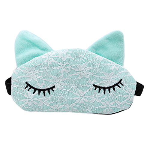 Dolland Women s Cute Cat Sleep Eye Mask Blindfold Eye Shade Sleeping Eye