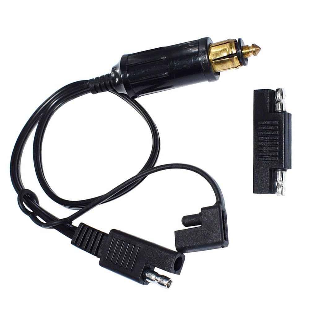 SAE auf für BMW Motorrad-Batterie-Ladekabel, 40,9 cm, 18 AWG, Schnellanschluss zum Laden, Heizen, GPS und Reifenaufpumpen, stabiler Kunststoff-Metalldraht