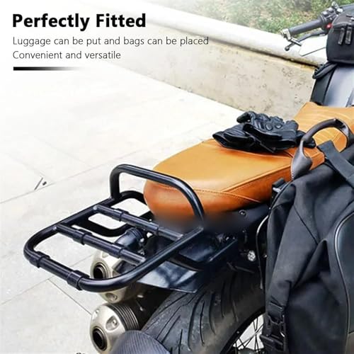Porte-bagages moto BMW R9T support robuste en acier avec poignée - 5
