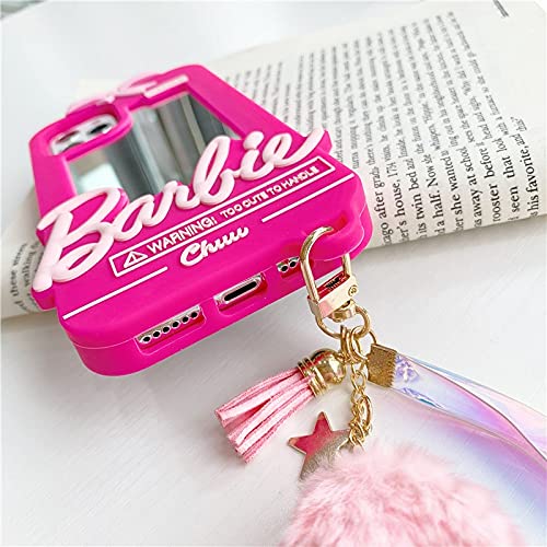 Gazeku Mirror Silicone Bumper Case With Charm Key Chain For Iphone 13 Pro Max #TOP4