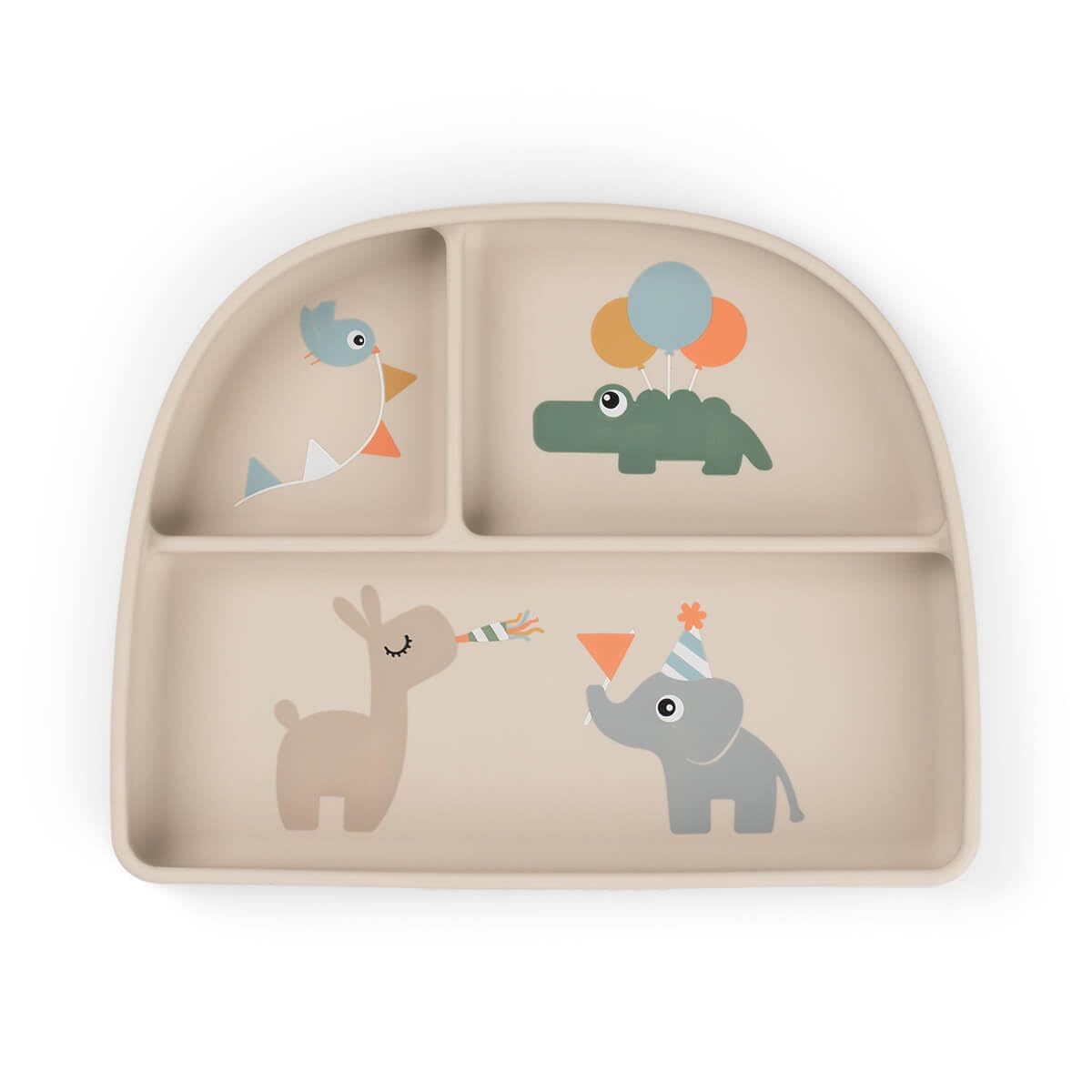 Done by Deer Stick&Stay Celebration - Piatto menù, colore: sabbia