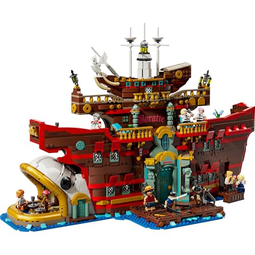 Image of LEGO ONE PIECE The Baratie Floating Restaurant, Anime Gift Model Kit 75640 Building Blocks for 18+ Gift