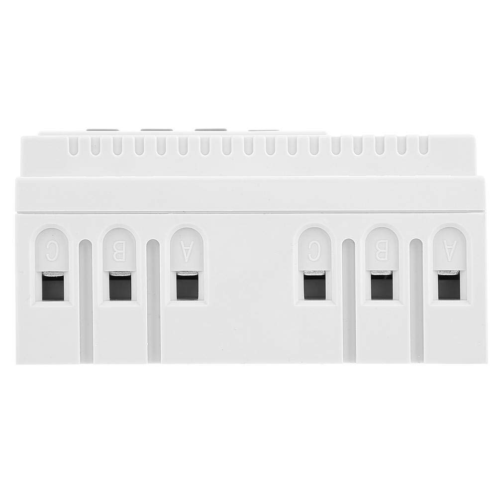 Jadeshay Relais temporisé Programmable, Interrupteur Minuterie Programmable TM-613 380V 16A 3 Phases Interrupteur De Minuterie De Relais Temporel