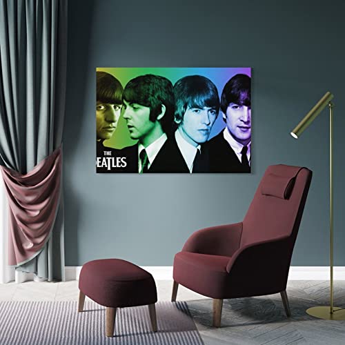 Poster décoratif sur toile du groupe Beatles – Impression sur toile – Décoration murale moderne pour chambre à coucher… - Les Beatles, Paul McCartney, John Lennon, RIngo Starr, George Harrison Poster décoratif sur toile du groupe Beatles - Impression sur toile - Décoration murale moderne pour chambre à coucher… – Image 5
