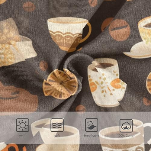 KLL Coffee Vintage Little Boys Pure Cotton Briefs Underwear Cute Undies3