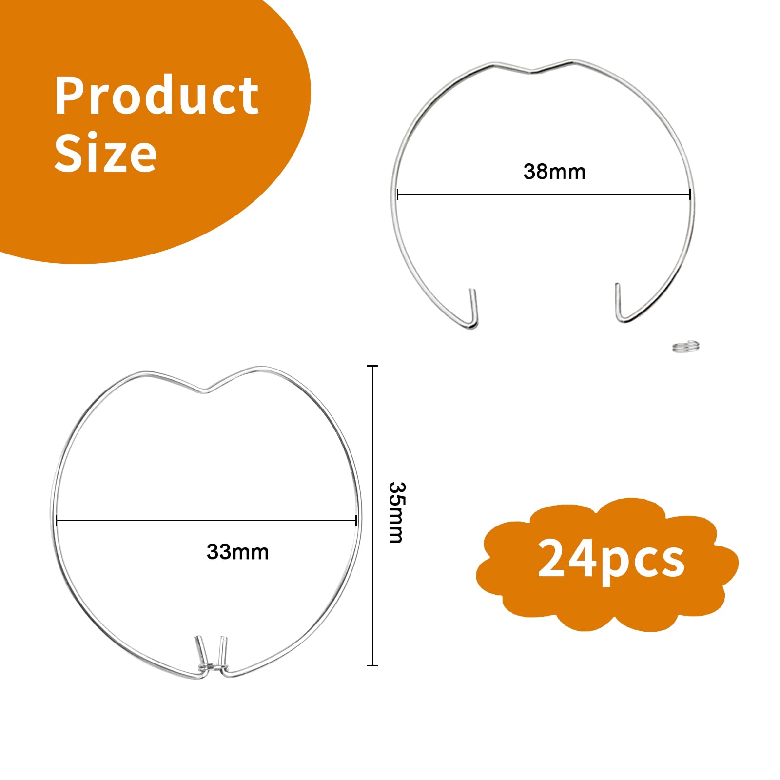 Anelli Elastici Per Faretto GU10 - 24 Pezzi, Acciaio Inossidabile, Per LED E Alogene - Foto 10