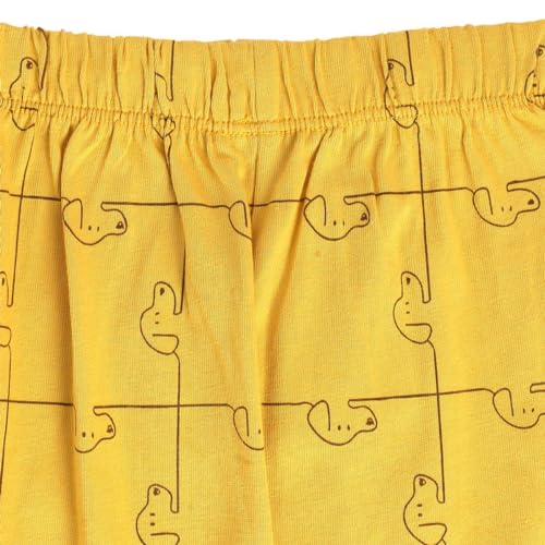 Image of miniklub Baby Round Neck Long Sleeve Full Length Knitted Cotton Clothing Set, Pack of 2 (Yellow Color)