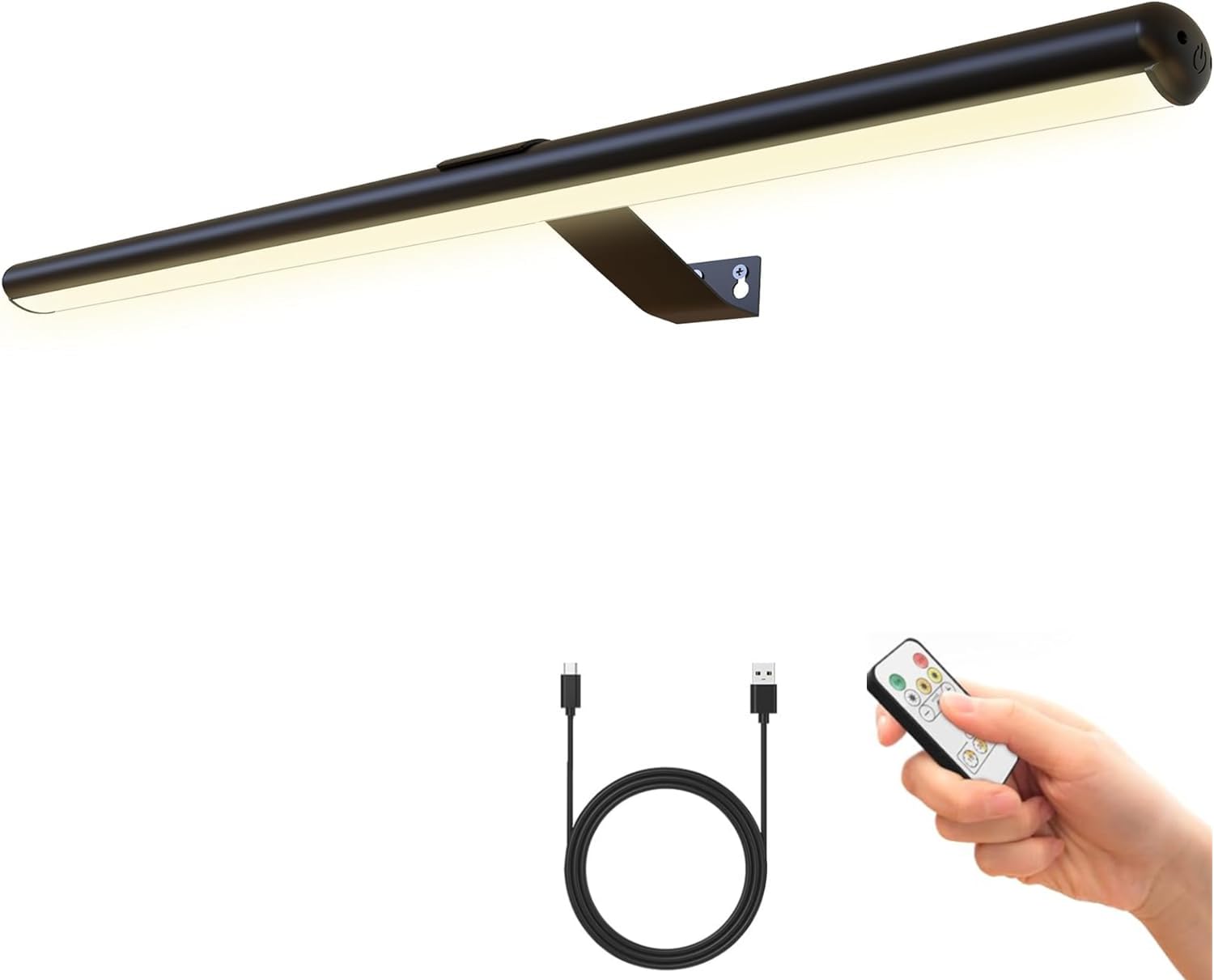 Nicoone Wireless Picture Light,4400mAh Rechargeable Painting Light with Remote and Timer,3 Lighting Modes Display Lamp for Dartboard Wall Decor