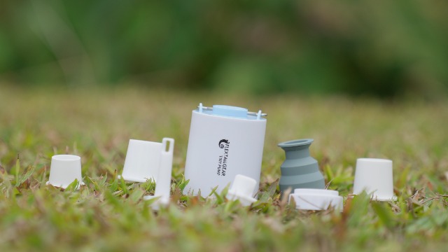 FLEXTAILGEAR Tiny Pump 2 Gen – Mini Pompe Électrique USB-C Ultra Portable 4kPa Pour Matelas, Bouées & Camping