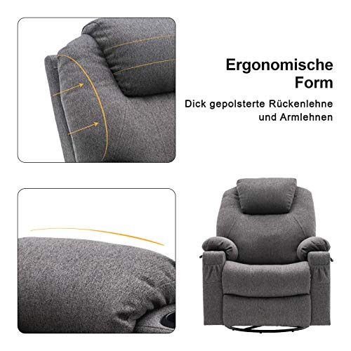 Massagesessel MCombo Elektrisch mit 240° Drehfunktion