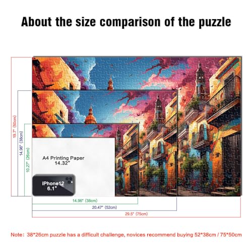 1000 Piece Adult Puzzles Seville Interesting Stress Reduction Jigsaw Puzzles 50x70cm is ideal as gifts for the whole family - Image 3