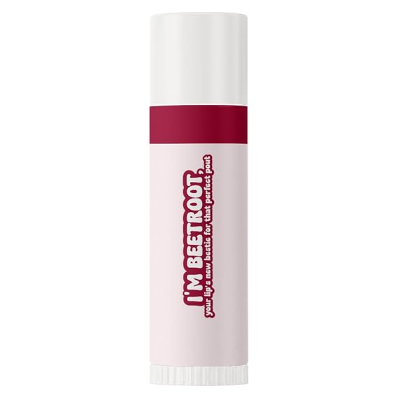 Aravi Organic Tinted Beetroot Lip Balm with SPF 50 PA+++ | With Kojic Acid, Ceramide & Peptide | For Dark, Chapped & Pigmented Lips | SLS & Paraben Free | 0.17 Ounce / 5 gm