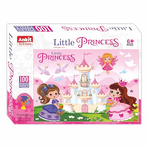 Image of Ankit Toys & Games 100-Piece Jigsaw Puzzle for Kids, Educational, Develops Motor Skills & Cognitive Learning (Little Princess)