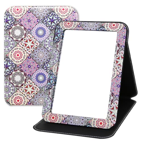 Espejo de Maquillaje Plegable Portátil Rectangular 9x7 in miniatura 1