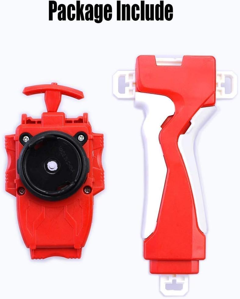 CLeternal Bey Burst String Launcher and Grip, Metal Fusion Burst Starter String Launcher, Strong BeyLauncher Spining Top Toys Accessories