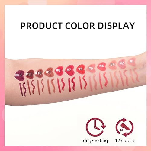 Miniatura 4 de Juego de 4 lápices de labios mate, lápiz delineador de labios retráctil impermeable, delineador de labios de alta pigmentación para maquillaje