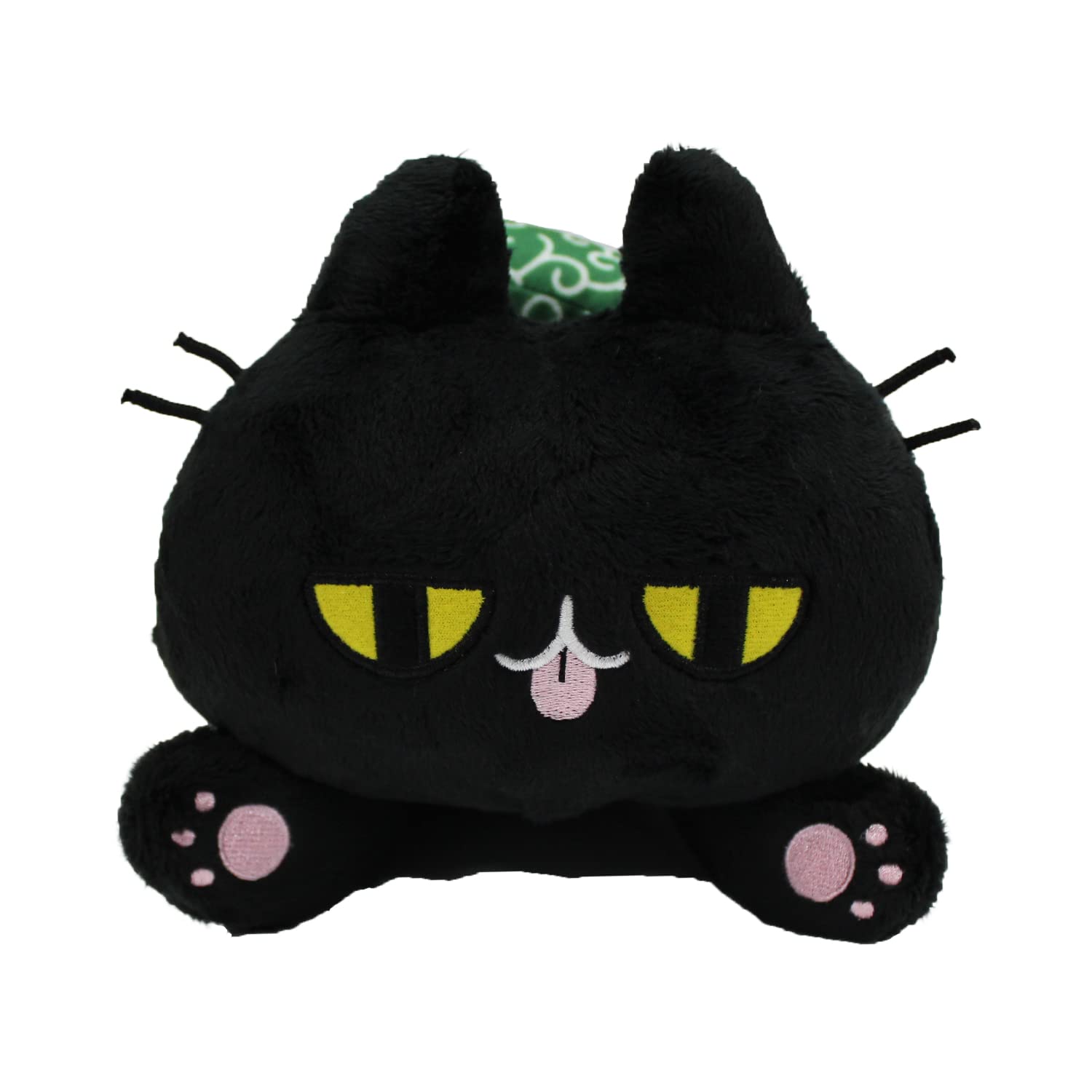 Amazon.co.jp: アローン くろねこのじと目ちゃん ぬいぐるみ 寝そべり