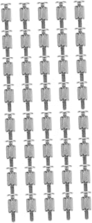 UKCOCO 40 Pcs Motherboard Screws Computer Screws Computer Monitor Stand Motherboard Standoffs Computer Holder for Laptop M.2 SSD Mounting Screw Laptop Stand for Desk Metal Silver SSD