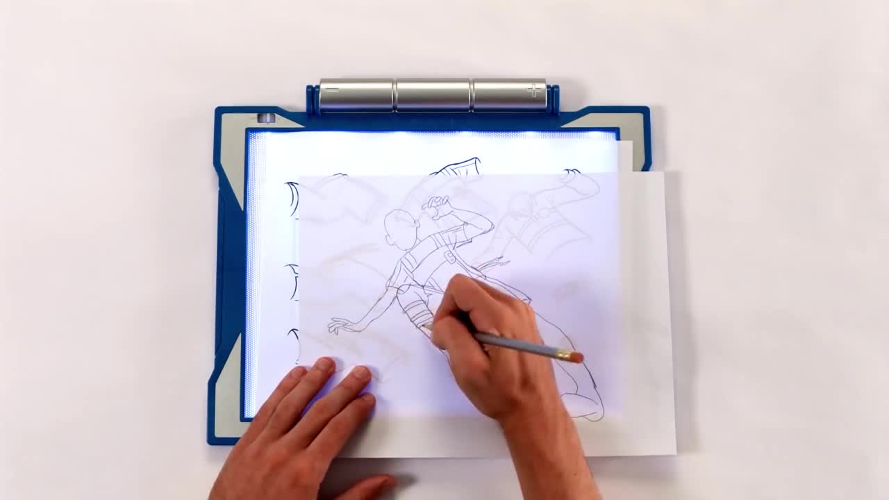 Crayola Light Up Tracing Pad Rosa - Bloc De Calco Iluminado Con Lápices Y Hojas