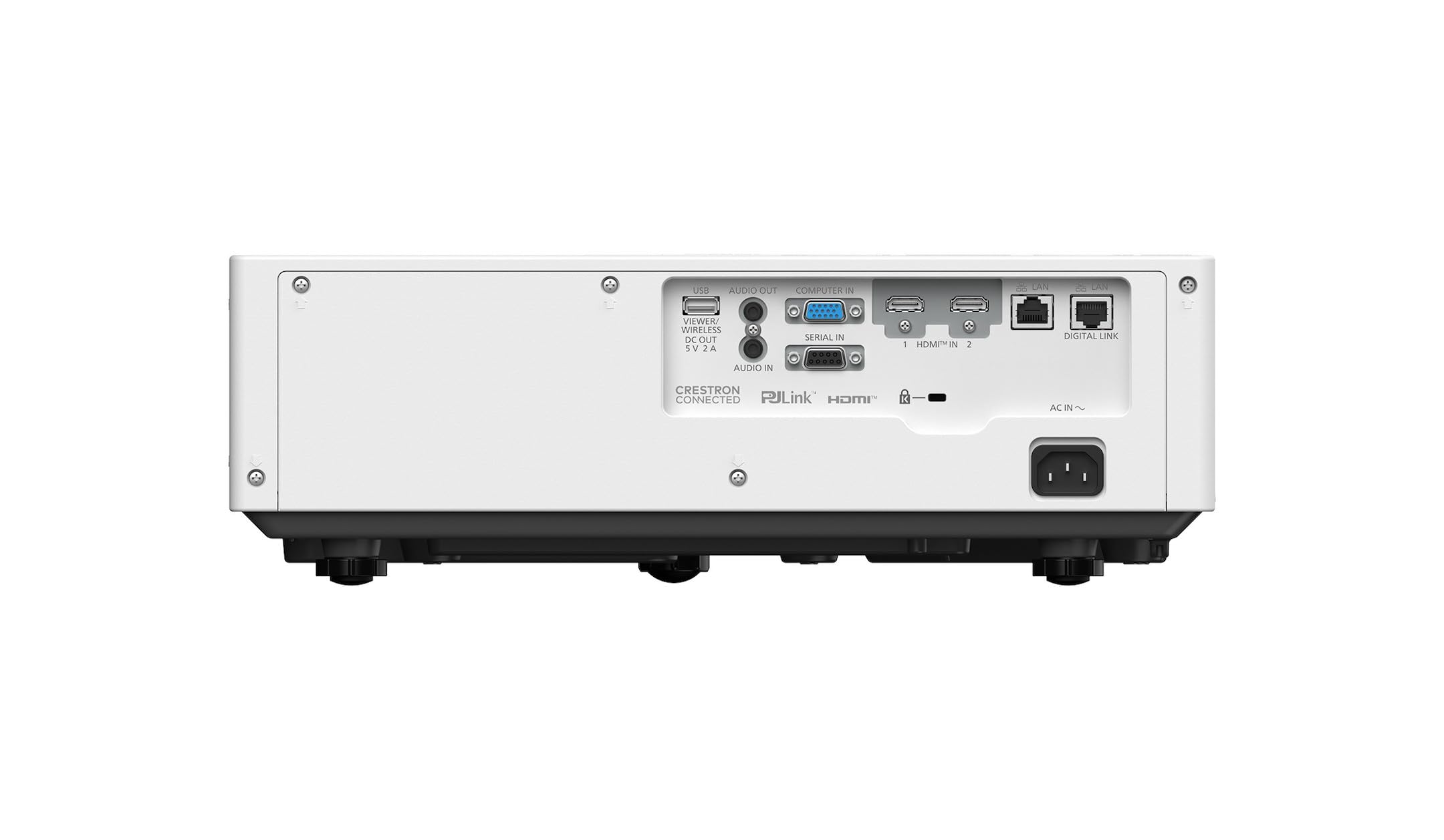 Panasonic PT-VMZ72EJ Beamer mit 7200 Lumen, brillanter WUXGA-Bildqualität für Moderne Veranstaltungsorte in weiß