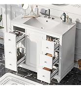Amazon.com: yoptote 30/36 Inch Bathroom Vanity with Sink,Modern ...