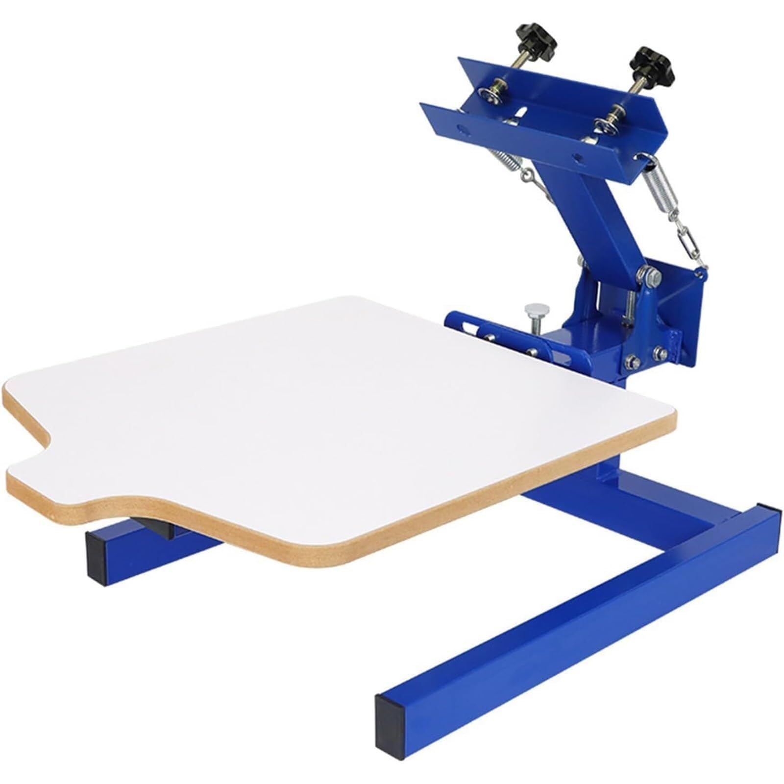 Desktop Silk Screen Printing Machine, Manual T-Shirt Screen Press Printing Printer, Plate Thickness 20mm, Plate Size