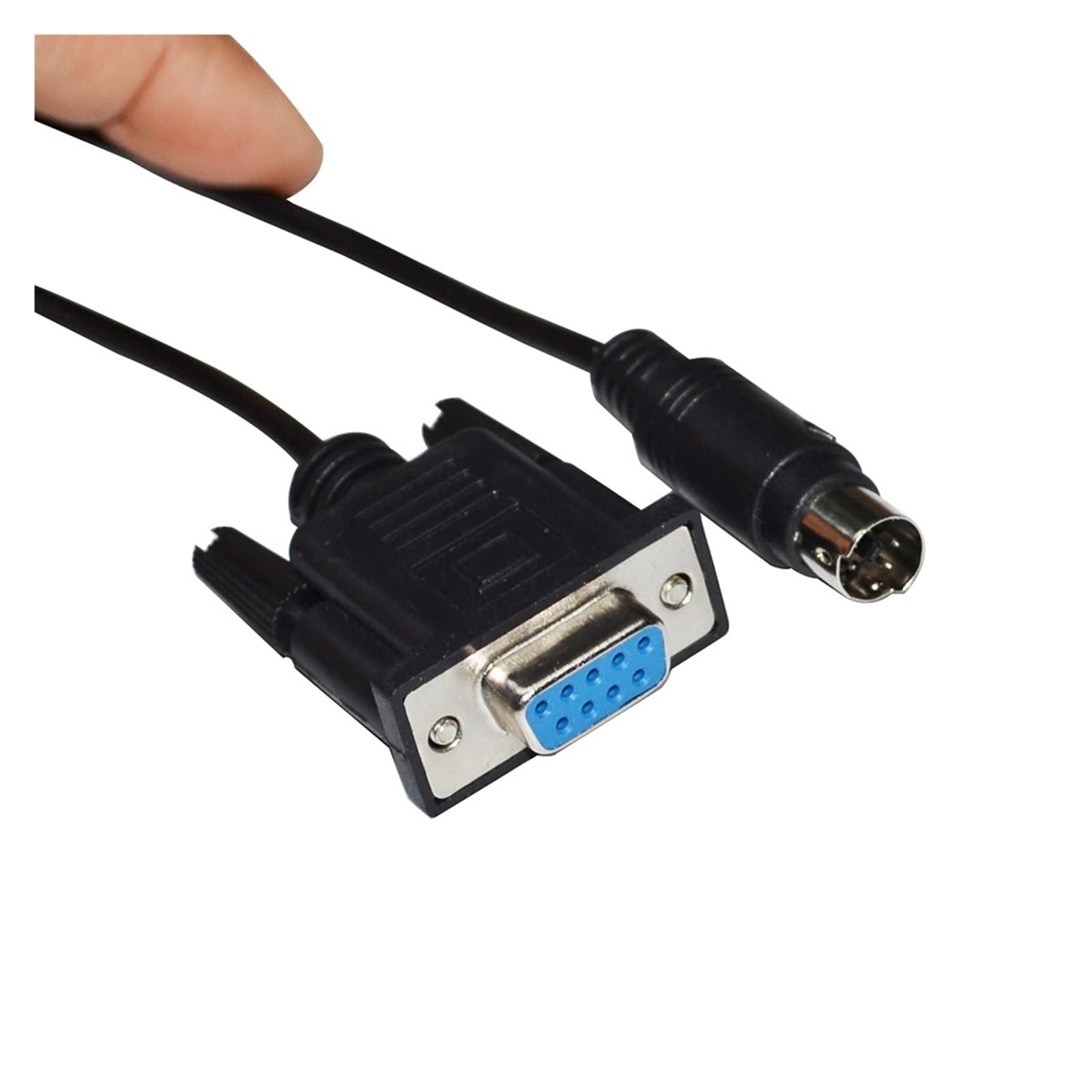 RS232 D-SUB 9P DB9 na M~ni DIN 5PIN MD5 konwerter PLC kabel do programowania PLC pasuje do komputera do MATSUSHITA GT11 ekran dotykowy KABEL sterowania PLC (1,8 m)
