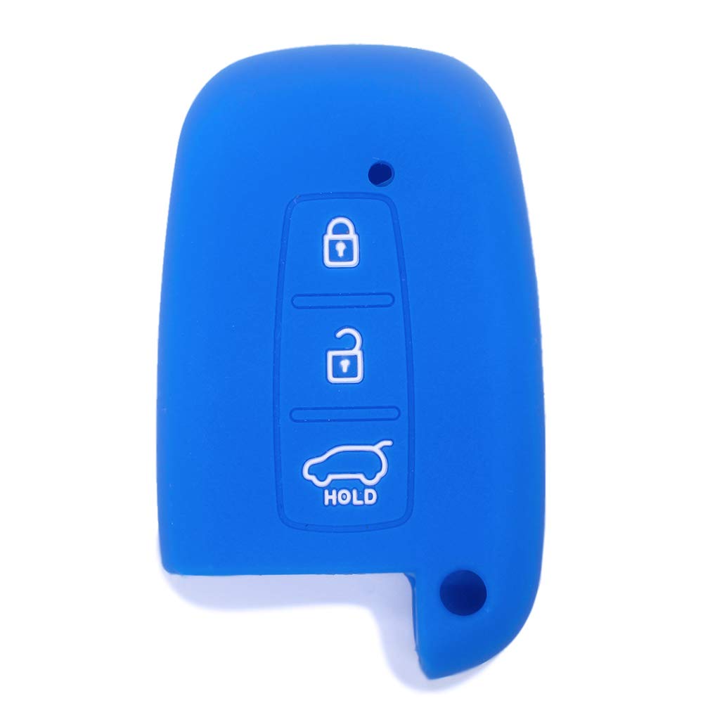 Custodia Portachiavi Auto In Lega Di Zinco Per Kia E Hyundai (RIO, Ceed, Sportage, I20, I30) - 3 Pulsanti, Colore Opaco - 4