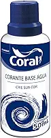 CORANTE BASE ÁGUA PRETO 50ML - CORAL