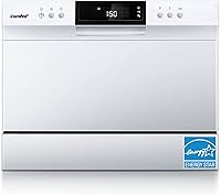 Vista 1 de COMFEE' Mini lavavajillas portátil, Energy Star, para encimera, 6 configuraciones de lugar, con 8 programas de lavado, velocidad, cuidado del bebé
