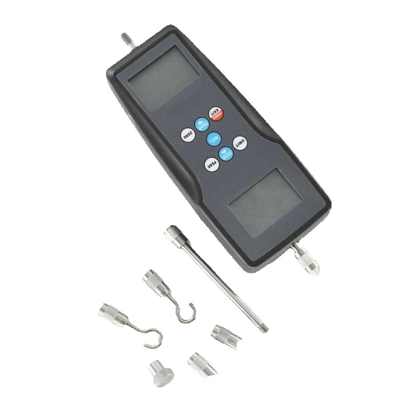 Misuratore di forza, Misuratore di forza digitale push pull misuratore FM-207-10K Attrezzatura prova for dinamometro