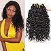 Produktbild PF Hair 9A Brasilianische Wasserwelle Menschliche Haare 3 Bündel 12 14 16 Zoll 300g Brazilian Water Wave Virgin Human Hair Weave Bundles Brazilian Hair Bundles Natürliche Schwarze Farbe