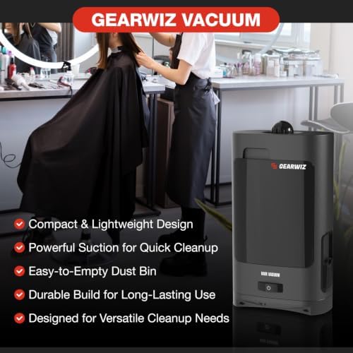 Gearwiz 1400W Touchless Automatic Vacuum Dustpan – Motion Sensor Hands-Free Electric Dustpan for Pet Hair Dirt & Debris – Powerful and Energy Efficient Cleaning Solution for Home Kitchen & Office - 4