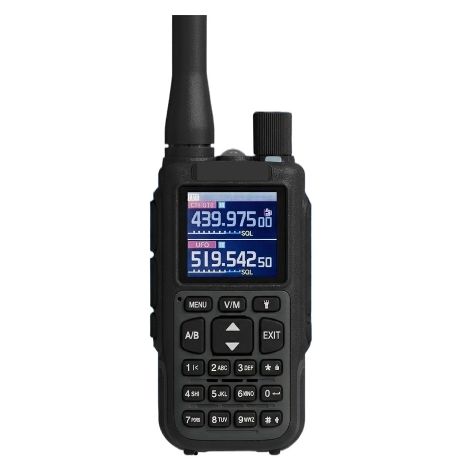 Walkie talkie con 2 antenas cortas compatible con Baofeng transceptor de radio portátil