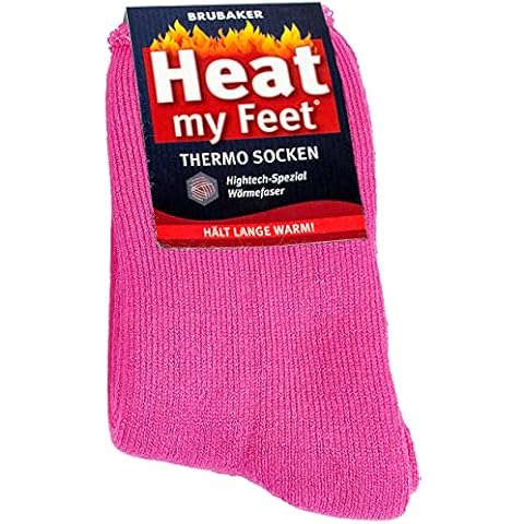 Calcetines Térmicos BRUBAKER Heat my Feet Rosa 2 pares Cover
