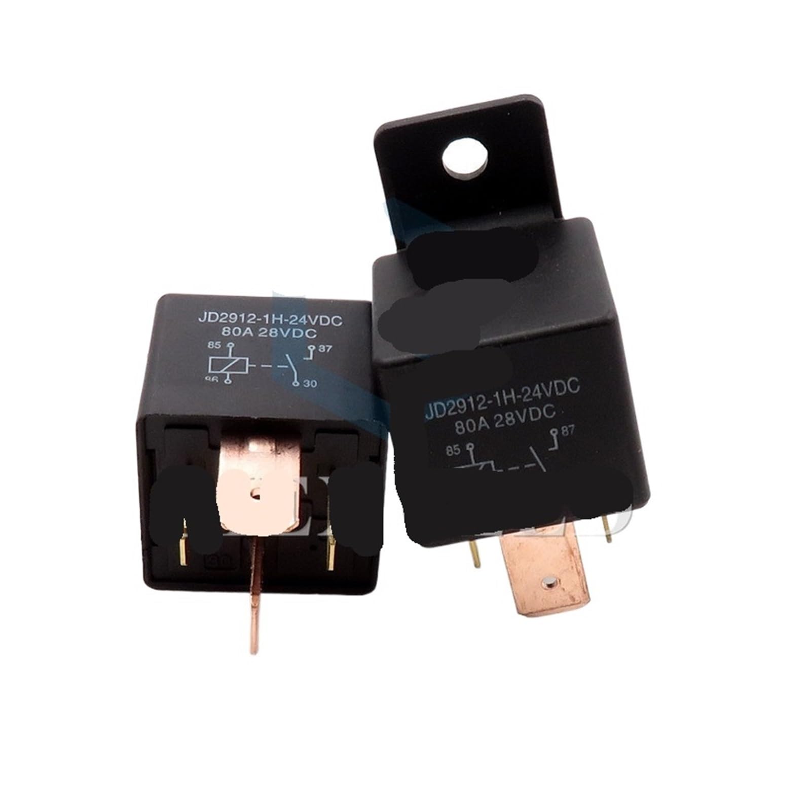 Relais automobile étanche 12V 80A à 4 broches normalement ouvert pour circuit de véhicule