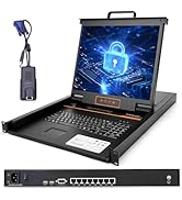 Rackmount KVM Console HD 1080p - Single Port VGA KVM W/17" LCD Monitor - 1U LCD KVM