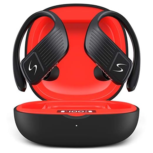 SENSO Wings Wireless Earbuds, Bluetooth 5.0 TWS True Wireless Earphones, Best Sport Headphones for Workout Noise Cancelling Sweatproof Ear Buds with Mic 40 Hours Playtime for iPhone, Running, Gym