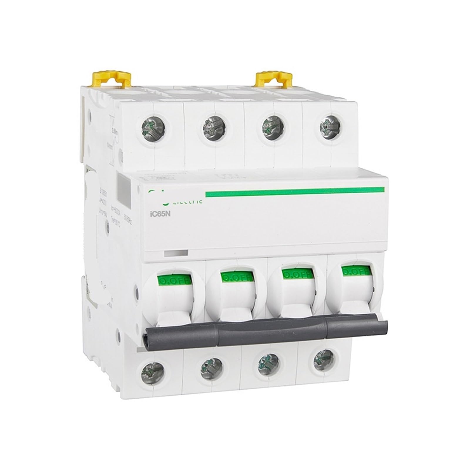 Disjoncteur miniature iC65N 4P D32A A9F19432 Acti9 pour protection de circuit phase neutre