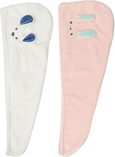 STAHAD 2 Pçs Chapéu De Cabelo Seco De Lã Coral Toalha De Secagem Rápida Toalhas De Microfibra Para Cabelo Toalha De Cabelo De Secagem Rápida Toalha De Cabelo De Microfibra Toalha De