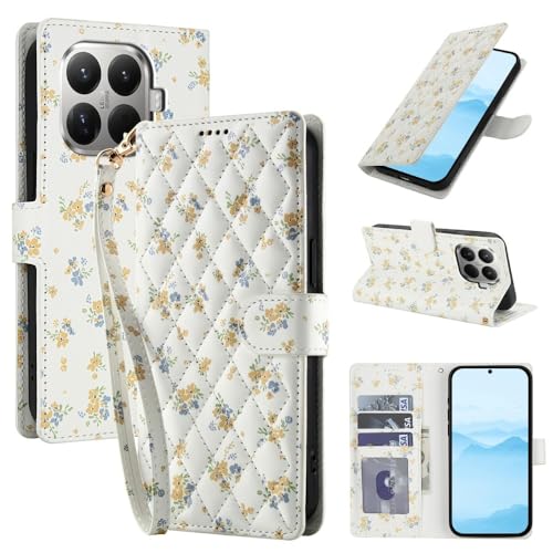 Étui Xiaomi Redmi 13C 4G 5G housse portefeuille cuir fleur