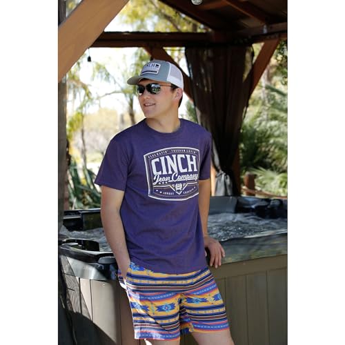 Cinch Men's Aztec Stripe Swim Trunks Multi M2