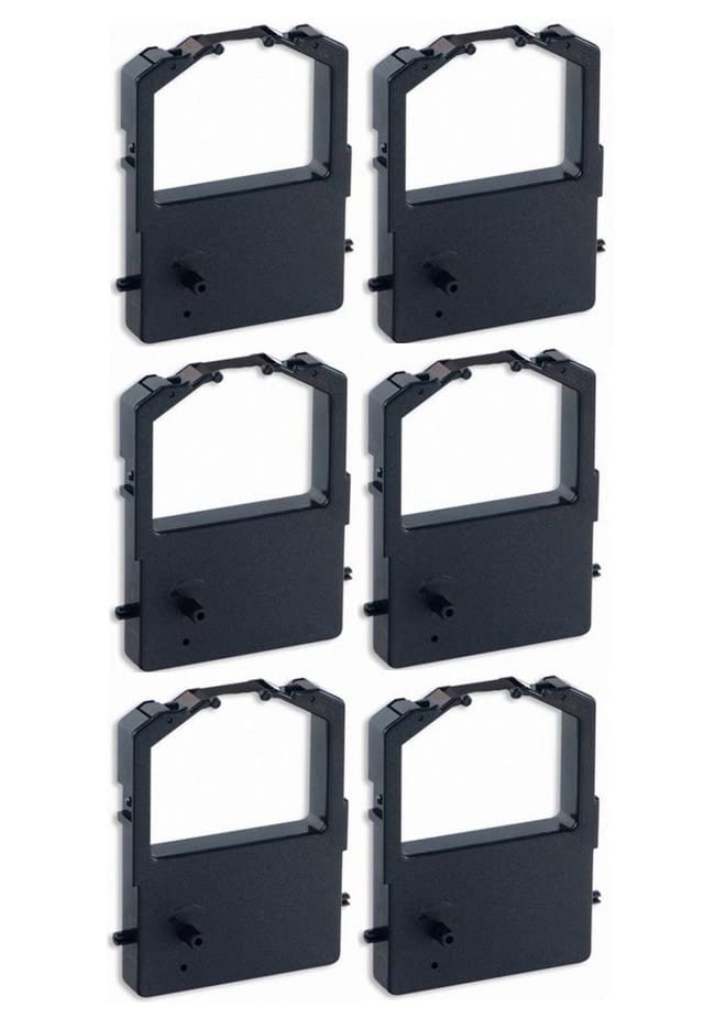 Cintas de impresora compatibles Nukote BM324 negras 6 unidades miniatura 2