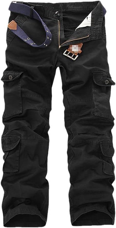 Spring Mens Cargo Pants Army Big Pockets Decoration Casual Easy Wash Trousers Male Tactical Pants
